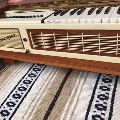 Farfisa Gretsch Harmonium piano organ 1950s-1960s made in italy vintage Midcentury image 12