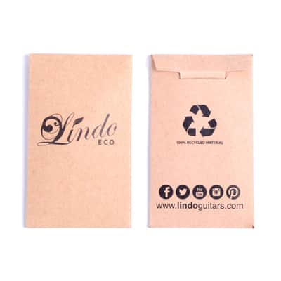 6 x Lindo Eco Plectrums | Recycled ABS | 0.58mm, 0.71mm, 0.81mm, 0.96mm, 1.2mm, 1.5mm Mixed Colours image 3