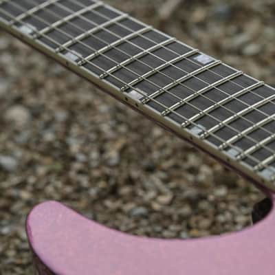 ESP USA M-II NTB FR EMG, Gold Hardware - Disco Pink Sparkle image 14