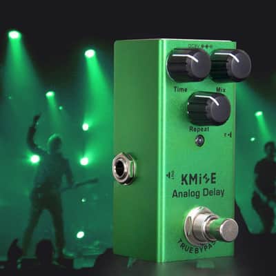Kmise Analog Delay Electric Guitar Effects Pedal Mini Single Type DC 9V True Bypass image 8