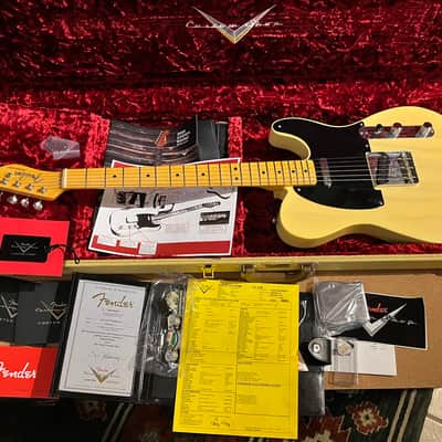Fender Custom Shop 70th Anniversary Broadcaster Time Capsule Relic 2020 - Faded Nocaster Blonde image 1