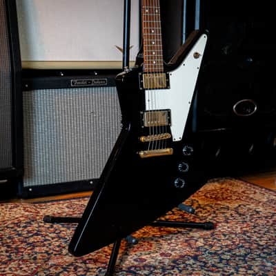 Epiphone Explorer 2007 Ebony Black 100% Original VG Condition image 3