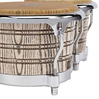 Latin Percussion Galaxy Giovanni LP793X-C Bongos, Chrome Hardware image 2