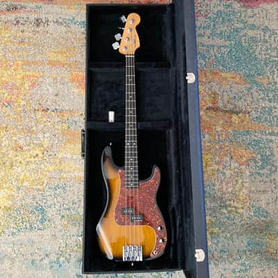 Hembrook Custom P-bass - BassLines pickups, ProTec hardshell case, USA American Fender style 4-string vintage sunburst image 1