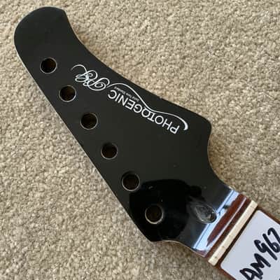 Black Stratocaster Strat Style Guitar Maple Neck, Rosewood 22 Frets Fingerboard image 3