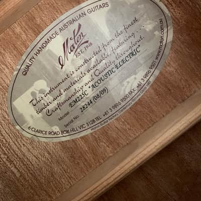 Maton EM225C Acoustic Electric Cutaway Guitar Australian Woods! Australian Made! image 18