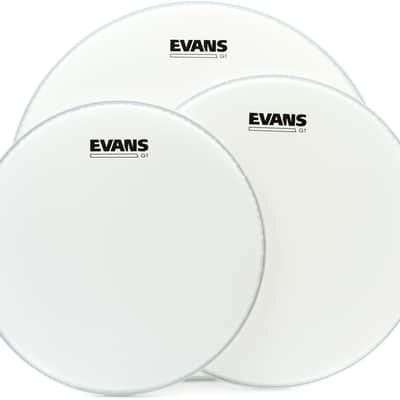 Evans G1 Coated 3-piece Tom Pack - 12/13/16 inch image 1