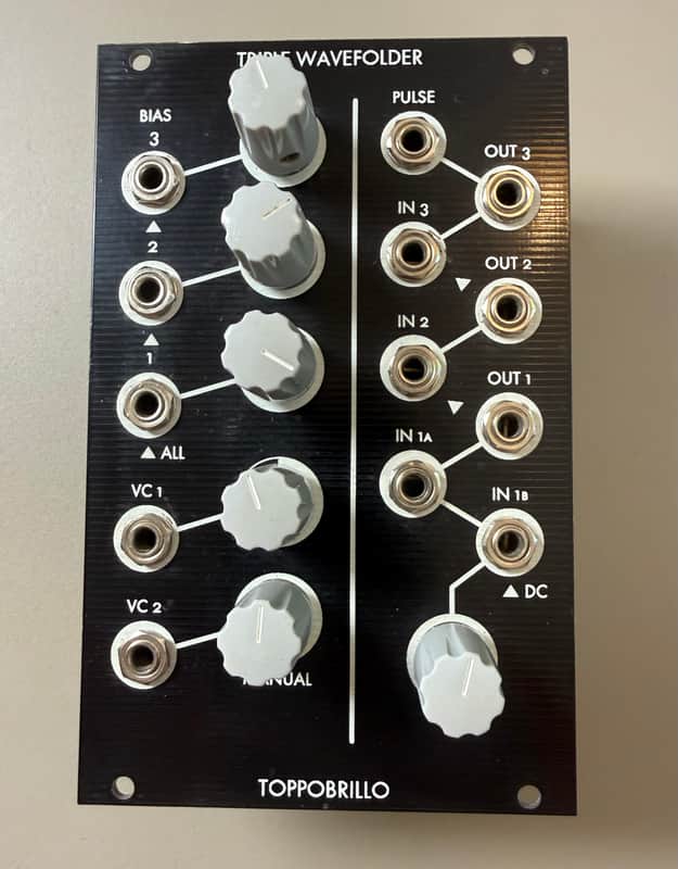 Toppobrillo Triple Wavefolder 2010s - Black image 1