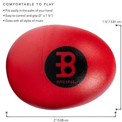 Meinl Percussion ES-SET Four Piece Multi-Colored Egg Shaker Set with Different Volumes image 4