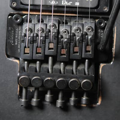 1989 Kramer ProAxe Standard Distressed Matte Black SEE DESCRIPTION image 4