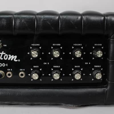 1972 Kustom K200-5 Solid State Tuck And Roll Head Black image 3