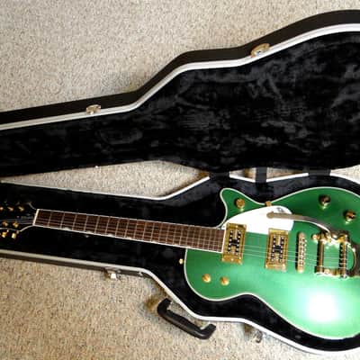 2006 Gretsch Elliot Easton G5570 Electromatic in Cadillac Green Sparkle with Gator hard shell case. image 8