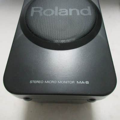 Roland MA-8BK Stereo Micro Monitor 1996 - Black image 14