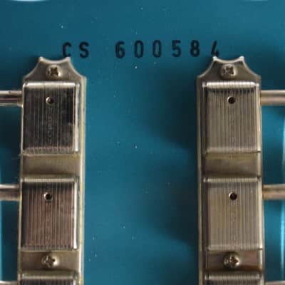 Gibson Custom Shop 1965 Non-Reverse Firebird V 12-String Reissue Aqua Mist VOS image 8