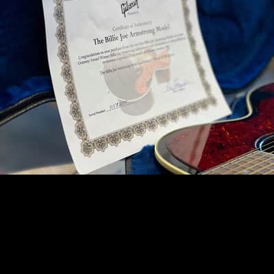 Billie Joe Armstrong Gibson J-180 2011 - Black image 9