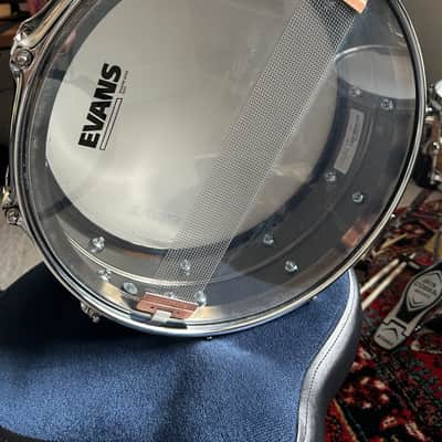 Ludwig LC664 Limited Edition Pewter Copper Phonic 5x14" 10-Lug Snare Drum 2020 - Pewter image 2