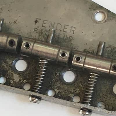 1980s Genuine Fender Japan Vintage Reissue Pat. Pend. MIJ Ashtray Tele Bridge image 3
