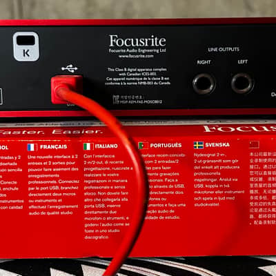 Focusrite Scarlett 2i2 2nd Gen USB Audio Interface image 5