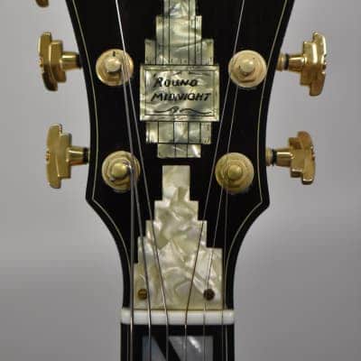 1993 Jim Triggs Round Midnight Archtop Black Finish image 7