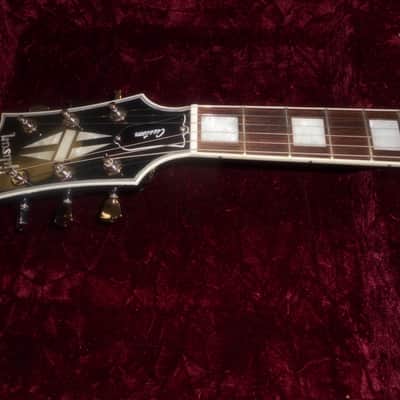 Gibson Les Paul Custom Shop Case Mint New Black/Genuine burgandy velour image 9