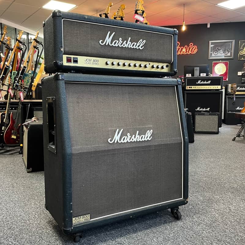 Marshall JCM 800 Lead Series 50-Watt Master Volume Half Stack 1985 image 1