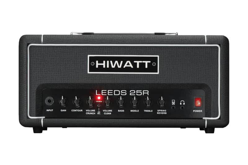 Hiwatt Leeds 25R Head, 25W Electric Guitar Amplifier Head with Reverb, Black image 1