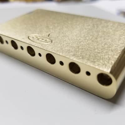 KGC MEGA-MASS Brass Tremolo Block - MIM Stratocaster - 2-1/16" Spacing-  Usually Custom Order! image 4