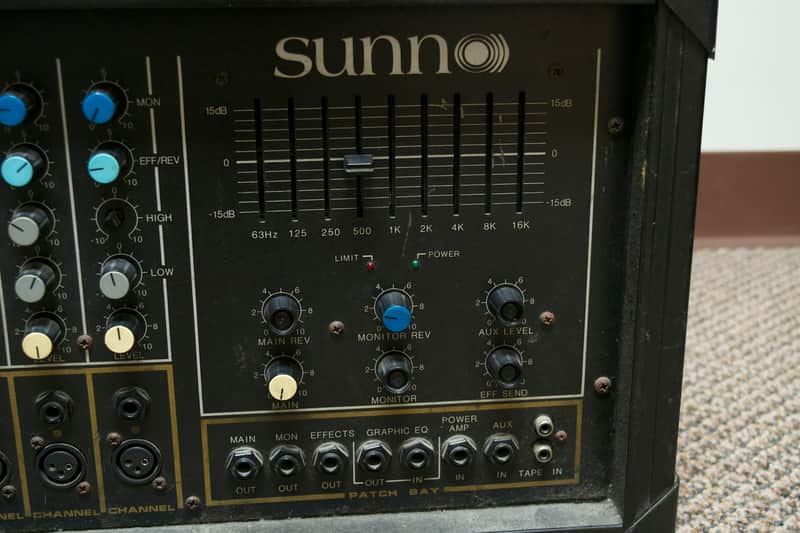 Sunn SX6350 350 Watt Powered Mixer Black | Reverb