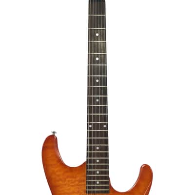 Ibanez SA160QM Amber - made in Korea image 3