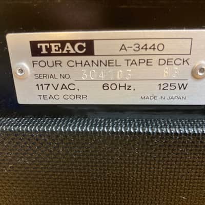 Tascam / Teac 3440 • 4 Multi Track Reel Tape Recorder & 2A Mixer Fully Serviced image 13