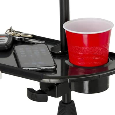 Gator GFW-MICACCTRAY Frameworks Microphone Stand Accessory Tray with Drink Holder & Guitar Pick Tab image 11