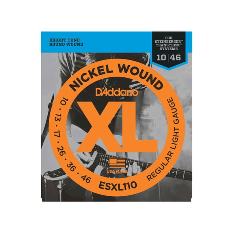D'Addario ESXL110 Nickel Wound Electric Guitar Strings Regular Light Double Ball End 10-46 image 1