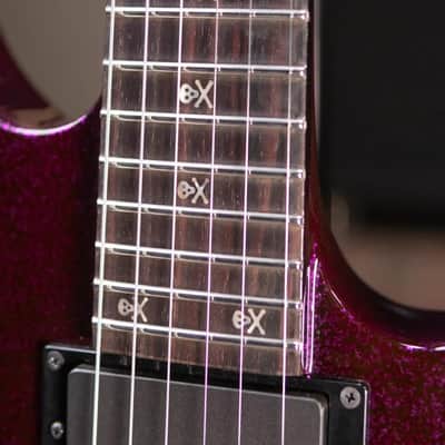 ESP LTD KH-602 Kirk Hammett Signature Electric Guitar - Purple Sparkle with Hardshell Case - Used image 9