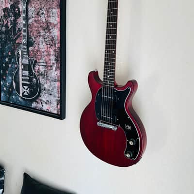 Gibson Les Paul DC, USA 2019, P90 2019 - Worn Cherry image 6