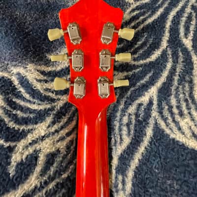Eastman T486B-RD Thinline Archtop with Bigsby 2015, Red, near mint w/OHSC image 12