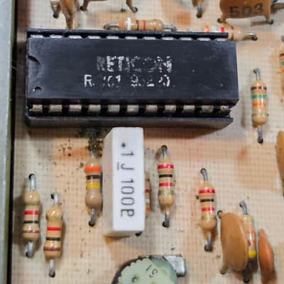 MXR M-134 Stereo Chorus Reticon 5101 Chip Vintage image 9