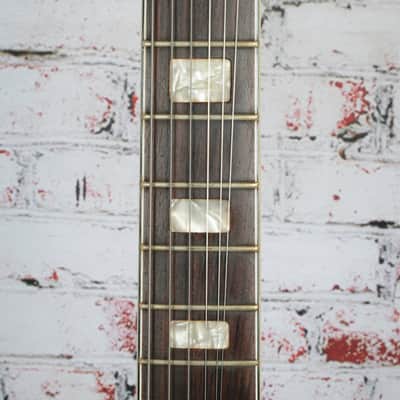 Univox - MIJ "Gimme" LP Style Electric Guitar - Sunburst - w/HSC - x7235 - VINTAGE image 2