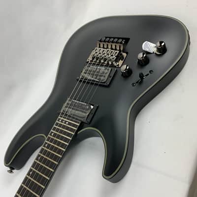 Schecter Blackjack SLS C-1 FR-P Satin Black SBK New + Free Gig Bag - Left Handed Passive Dots C1 C 1 image 9