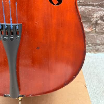 Artisan Strings Model 60 2007 S#5423 3/4 Cello Repairable Hairline Crack image 9