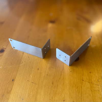 Custom Rack Ears for the LA Custom Rhodes Preamp 2025 - Stainless Steel image 1