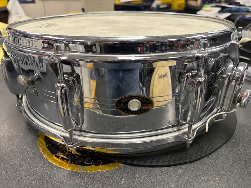 Slingerland Chrome over brass "Krupa Sound KIng" 1960's - COB image 1