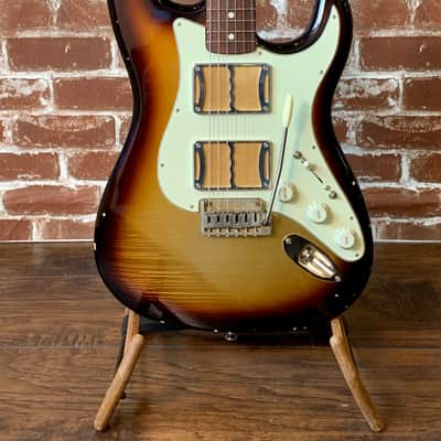 Ronin Foil Bucker Type-S 2020 Goldburst W/ Magic Button & Neck Coil Tap. Upgraded Swamp Ash Body NEW (Authorized Dealer) image 2