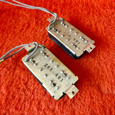 1981 Gibson Tim Shaw Dirty fingers high gain humbucker pickups Zebra explorer Flying V original vintage USA dual lead coil tap image 2