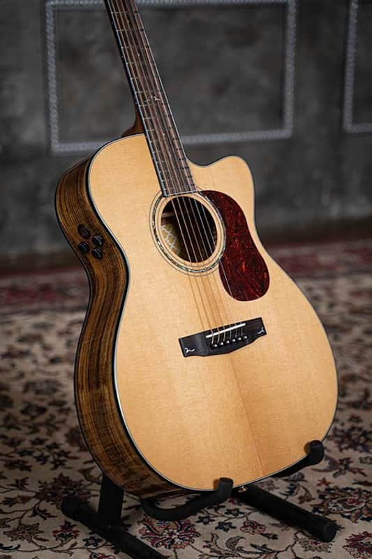 Cort Gold Series Gold-OC6 Bocote, Natural Glossy w/ Case, See Video, B-Stock image 1