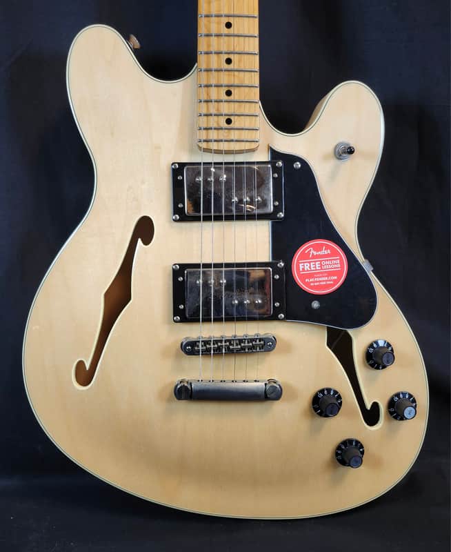 Squier Classic Vibe Starcaster, Maple Fingerbaord, Natural image 1