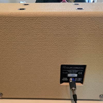 Fender 40 Watt Acoustasonic 6 & 12 Acoustic Guitar & Mic with Fender Ext Cabinet Stereo Two 8-inch Speakers & Correct Extra $ Cable and $25' Fender Guitar Cord! 2024 - Brown Tolex image 7