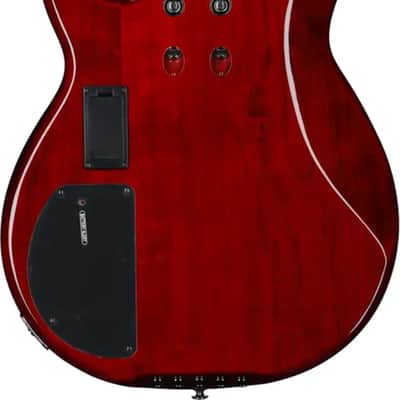 Yamaha BB735A 5-String Bass Guitar, Rosewood Fingerboard, Fired Red image 3