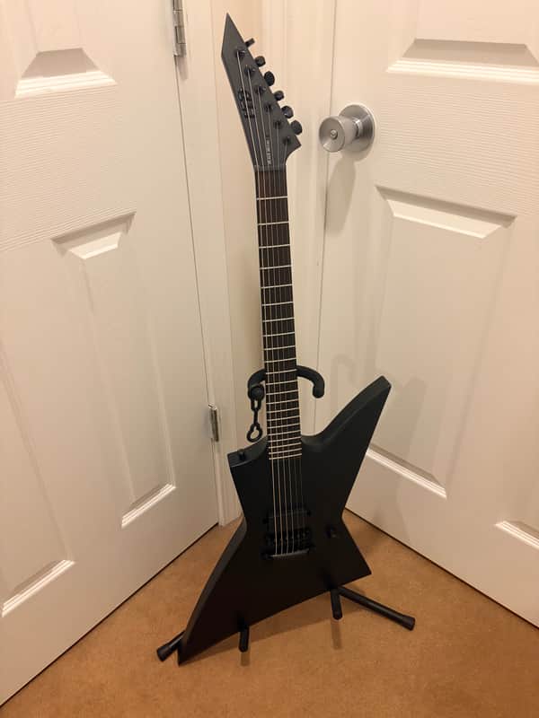 ESP LTD EX Black Metal w/ESP HSC image 1