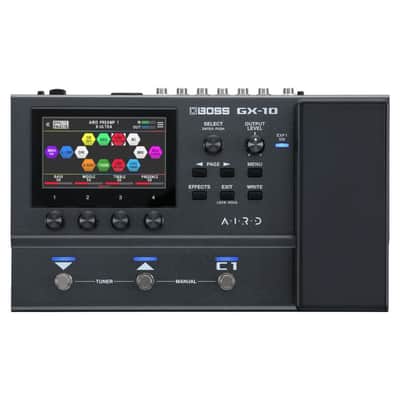 BOSS GX-10 Guitar Effects Processor with Multi Mode Footswitches, Integrated Expression Pedal, and USB Audio Connectivity (Black) image 1