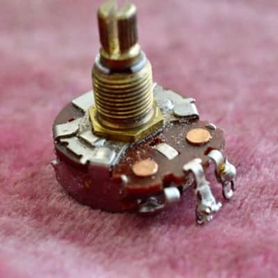 Vintage 1963 Gibson CTS 500k matched pot set - Volume / Tone - ES-335 PAF 1964 image 11